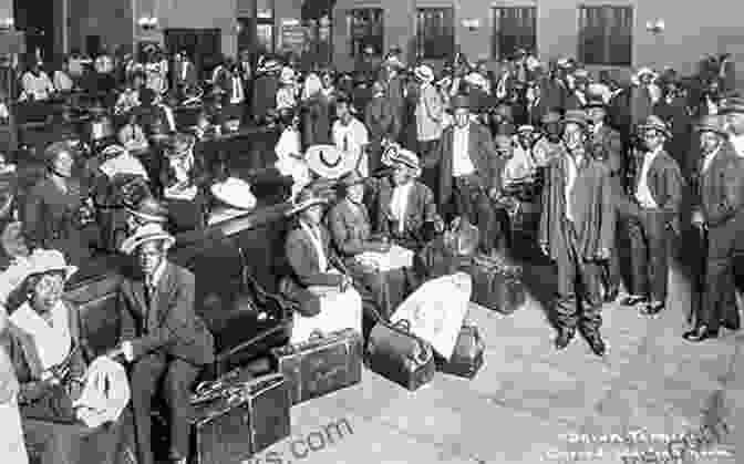 A Group Of African Americans On A Train During The Great Migration. The Great Migration: Journey To The North