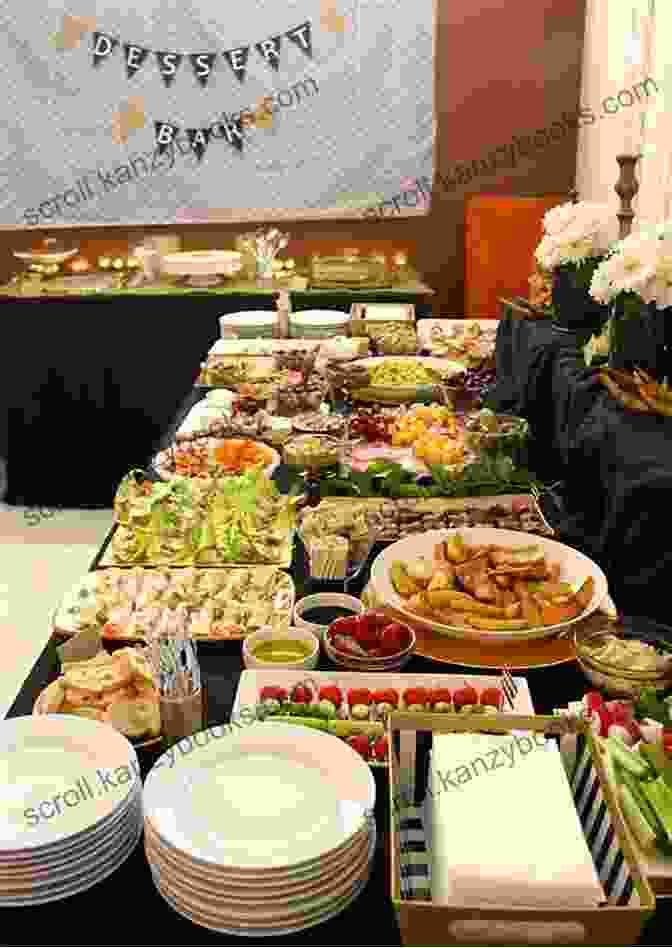 A Photo Of A Table Set For A Party With Food From The Cookbook Recipes For A Good Time