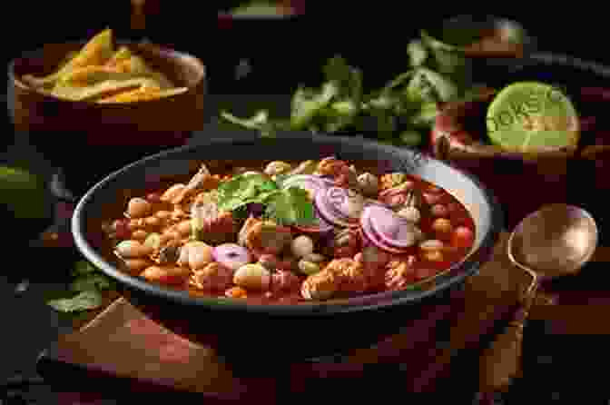 A Steaming Bowl Of Posole, Filled With Tender Pork, Hominy, And A Flavorful Broth New Mexican Food Made Easy: Second Edition