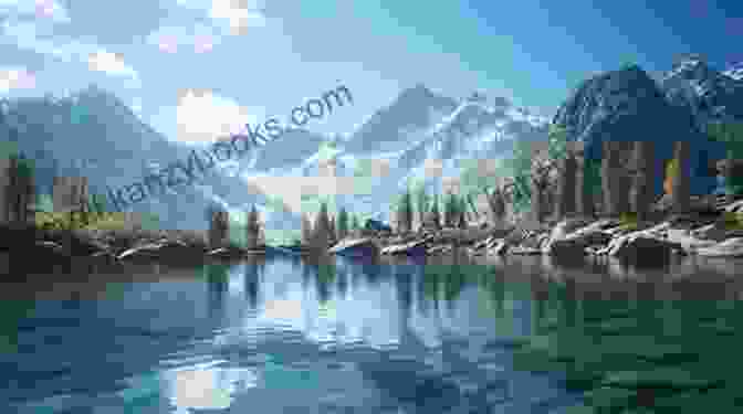 A Tranquil Scene Of A Serene Lake With Mountains In The Background, Reflecting The Title Of The Book, Living In The Moment Living In The Moment: A Guide To Overcoming Challenges And Finding Moments Of Joy In Alzheimer S Disease And Other Dementias