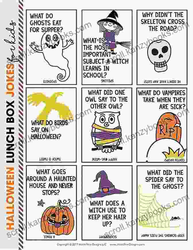 Halloween Joke Book For Kids Cover With A Playful Pumpkin And Mischievous Ghost Characters Halloween Joke For Kids: 88 Highlighted Spooky And Funny Jokes Don T Laugh Challenge Family Edition