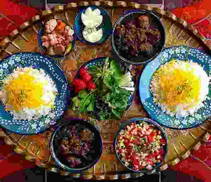 Image Of A Colorful Persian Vegetarian Dish Persian Cuisine: A Persian Cookbook Filled With Authentic Persian Recipes: Korean Banchan Cookbook