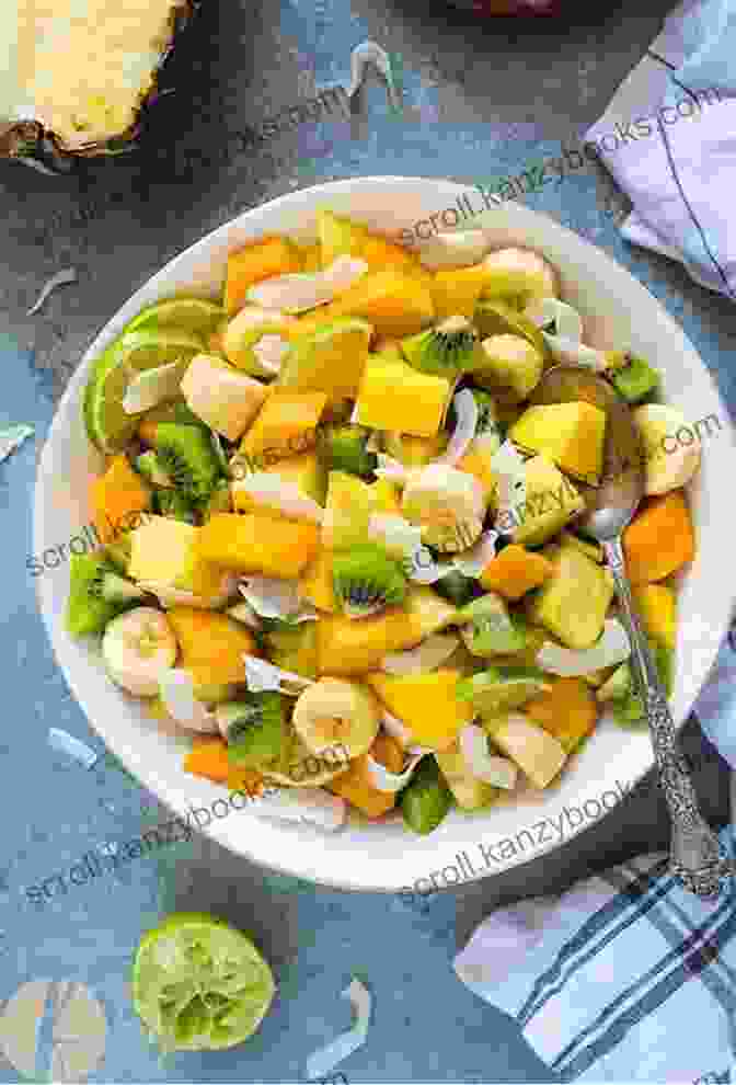 Tropical Fruit Salad With Coconut And Lime Easy Salad Recipes: Healthy And Delicious Salad Recipes For Breakfast Lunch Dinner And More (The Easy Recipe)