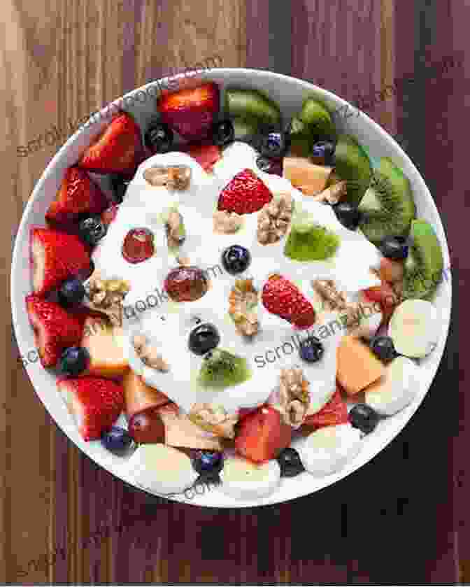 Vibrant Breakfast Salad With Berries, Nuts, And Yogurt Easy Salad Recipes: Healthy And Delicious Salad Recipes For Breakfast Lunch Dinner And More (The Easy Recipe)