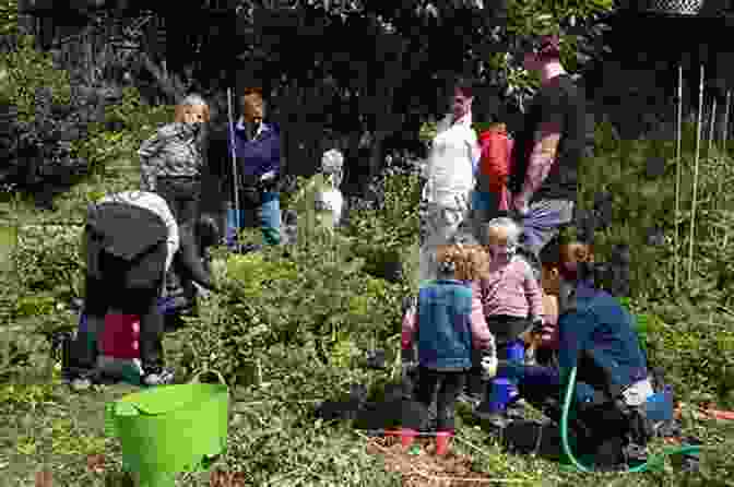 Vibrant Community Garden With Lush Foliage And People Working The Urban Garden: How One Community Turned Idle Land Into A Garden City And How You Can Too